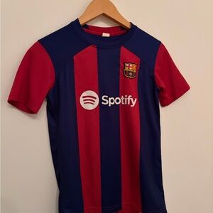 Kids Red and Blue Soccer Jersey